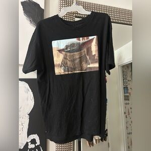 Star Wars Grogu baby yoda tee shirt